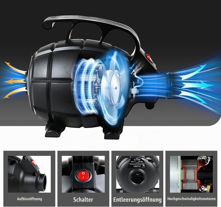 Elektrische Luftpumpe,Luftpumpe Luftmatratze Tragbare,Elektrische pumpe,600W Luftpumpe Elektrisch,fü