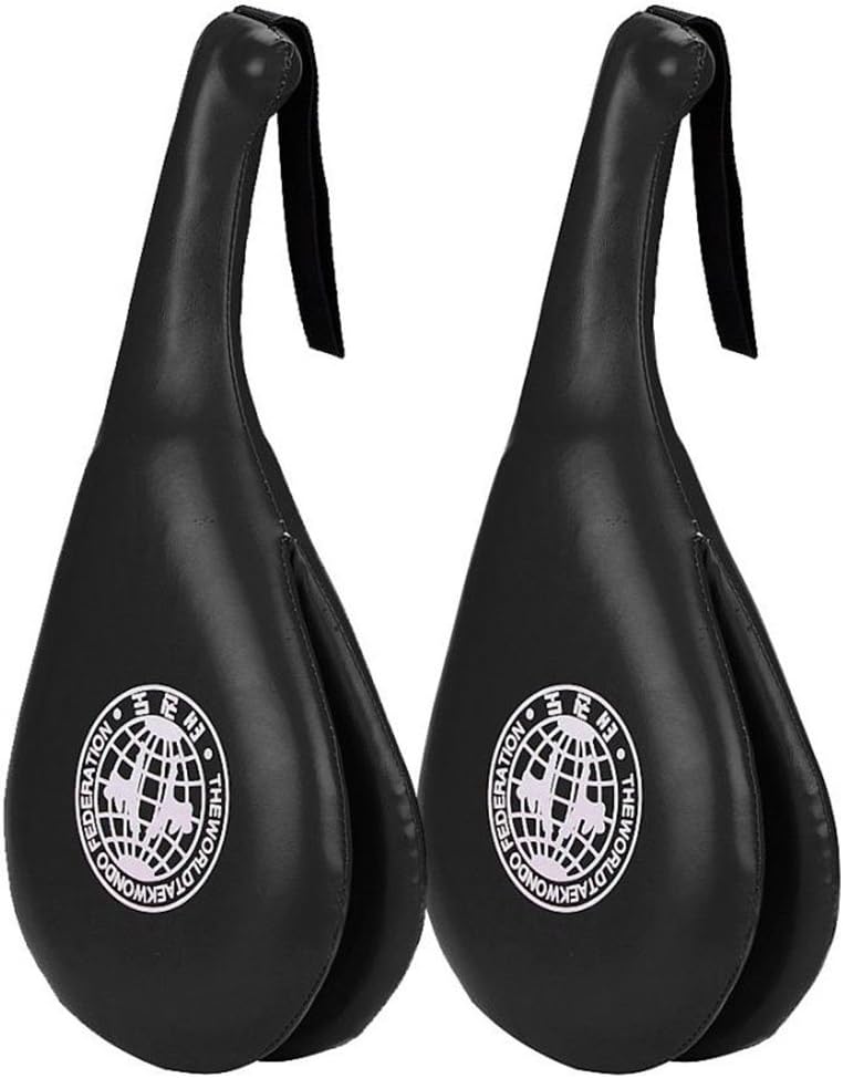 PU-Leder Taekwondo Handpratze Doppelpolster Hand Schlag Pratze Taekwondo Fusstechniken Trainingsgerä