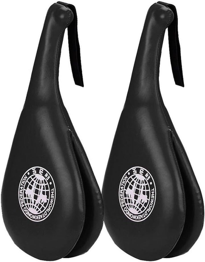 PU-Leder Taekwondo Handpratze Doppelpolster Hand Schlag Pratze Taekwondo Fusstechniken Trainingsgerä