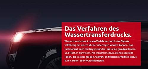 MST-DESIGN Wassertransferdruck Folie I Starter Set Klein I WTD Folie + Dippdivator/Aktivator + Zubeh