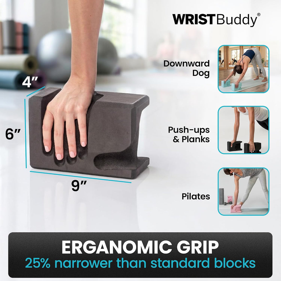WRIST BUDDY Yoga-Blöcke, entwickelt, um Handgelenkschmerzen, Komfort und Griffkraft zu lindern, erst