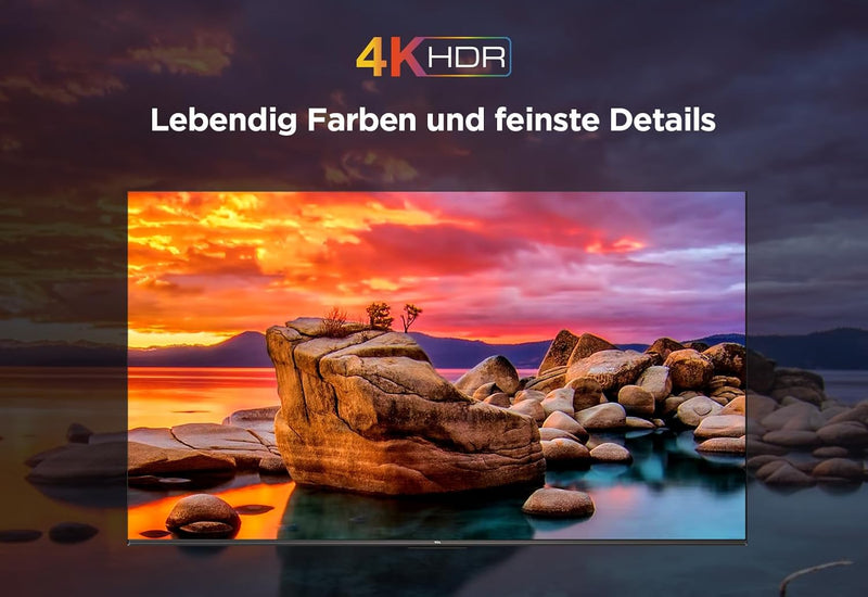 TCL 55V6B 55 Zoll, 4K Ultra HD, HDR TV, Smart TV unterstützt von Google TV (Dolby Audio, Motion Clar