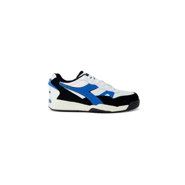 Diadora Winner Herren Sneaker Weiss 40 EU D0611 White Black Indigo Bunting, 40 EU D0611 White Black