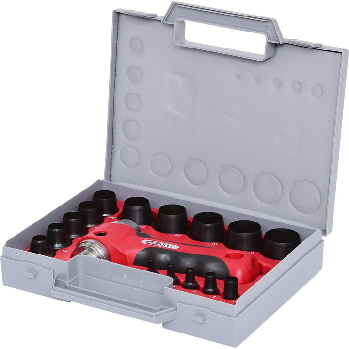 KS Tools 129.0100 Ring-Stanzeisen-Satz, 16-tlg.