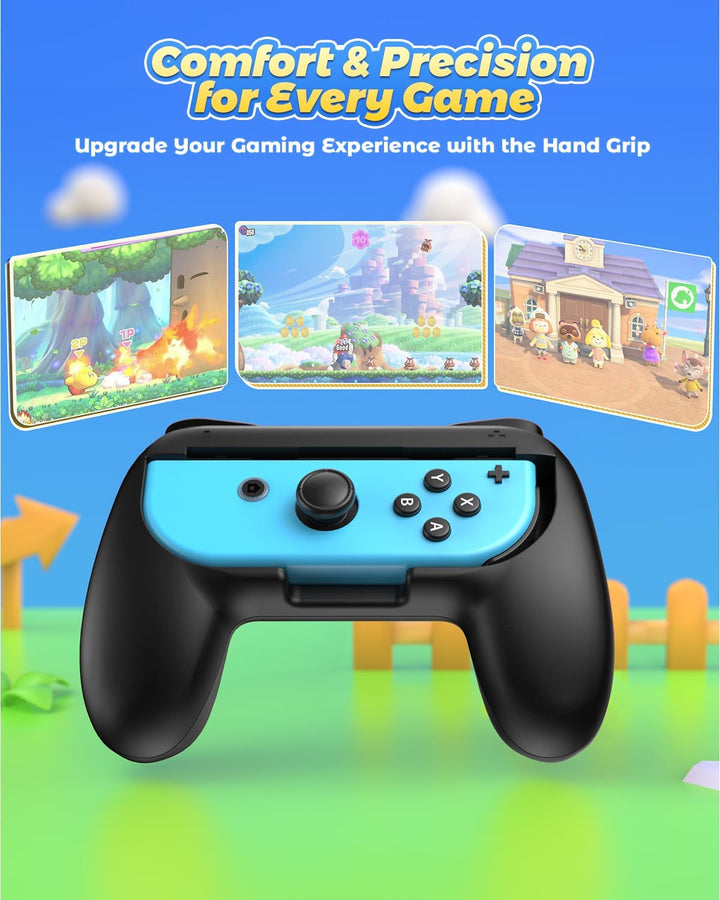 FYOUNG Griffe Halterung für JoyCon Switch & Switch OLED Modell, Controller Grip für JoyCon Halter Zu