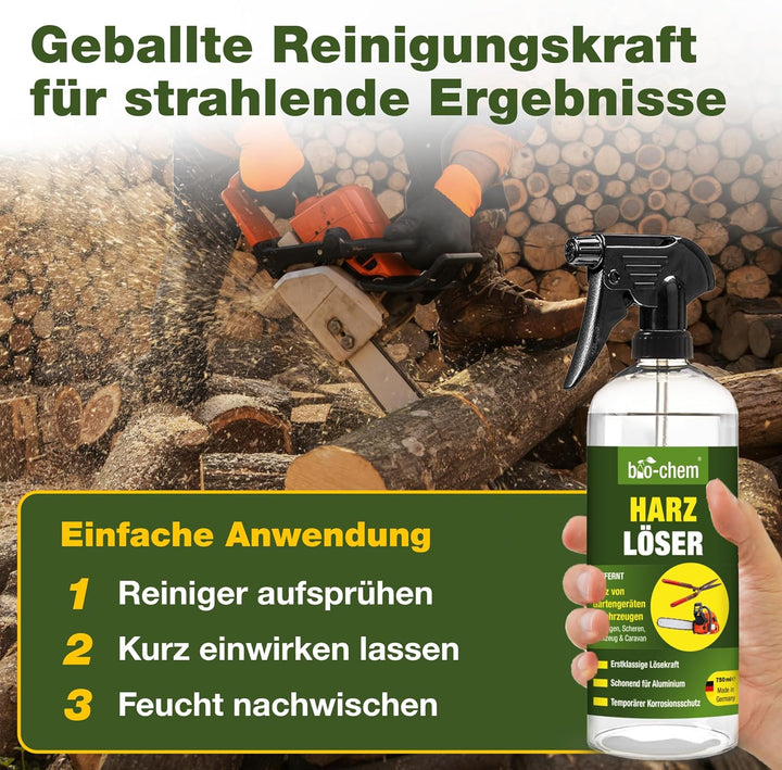 bio-chem Harzlöser 5 Liter Kanister - Schnellwirkender Harzentferner mit erstklassiger Lösekraft - F