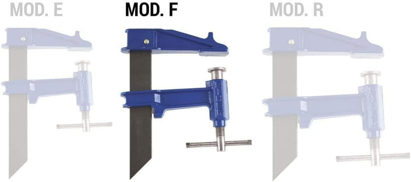 Piher Schraubzwinge Modell F 80cm Arbeitslänge 80 cm, 80 cm