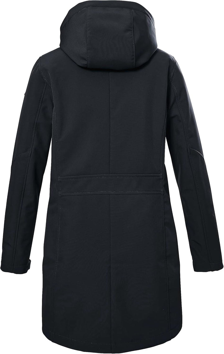 G.I.G.A. DX Damen Gw 19 Wmn Sftshll Prk Softshellparka/Outdoorjacke mit Kapuze 36 Schwarz, 36 Schwar