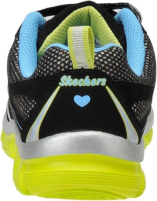 Skechers Girls Lite Dreamz Kids Shoes Black/Multi 12.5 Little Kid