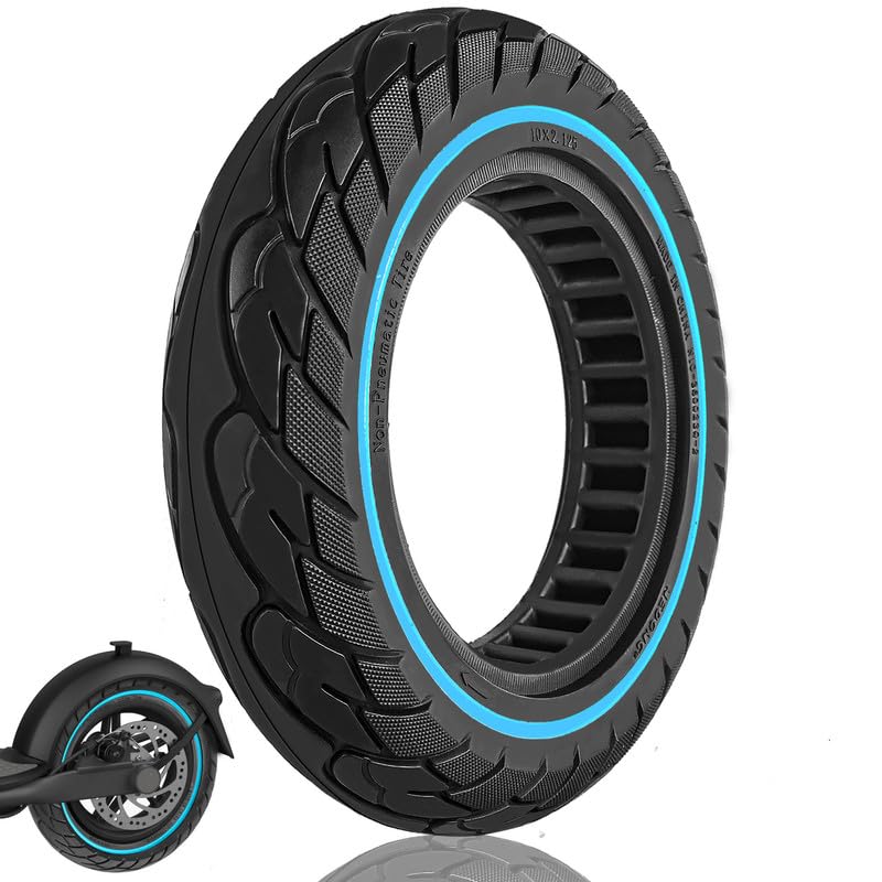 Vollgummireifen 50/75-6.1 10x2.125 Zoll - Für Elektroroller Pure Air, isinwheel S9max, Ninebot D38,