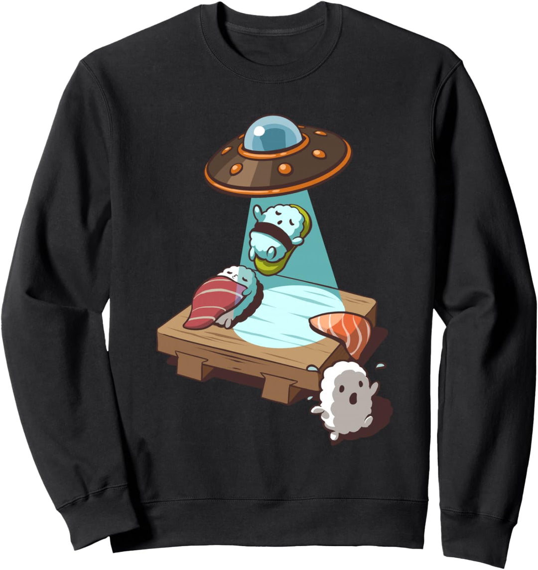 Sushi wird von einem ausserirdischen UFO entführt Sweatshirt