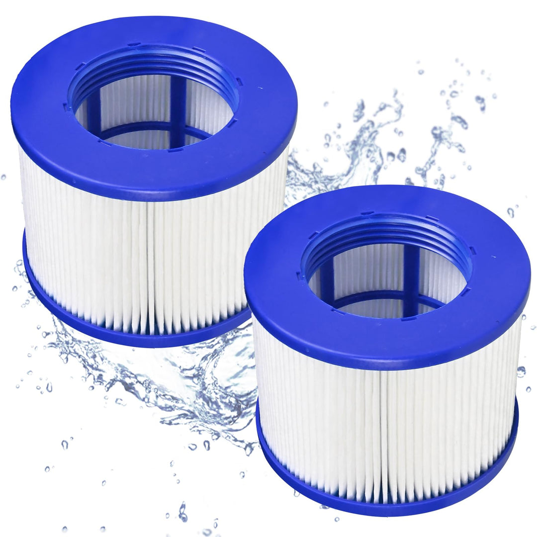 Filterkartuschen für aufblasbares Spa, Filter für Spa Zubehör Clever Spa Filter 75 * 100 mm Höhe 75