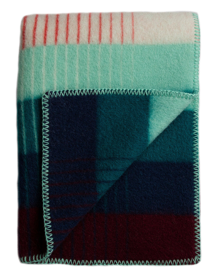 RØROS TWEED - Asmund Gradient - Wolldecke aus norwegischer Lammwolle - Design von Kristine Five Melv