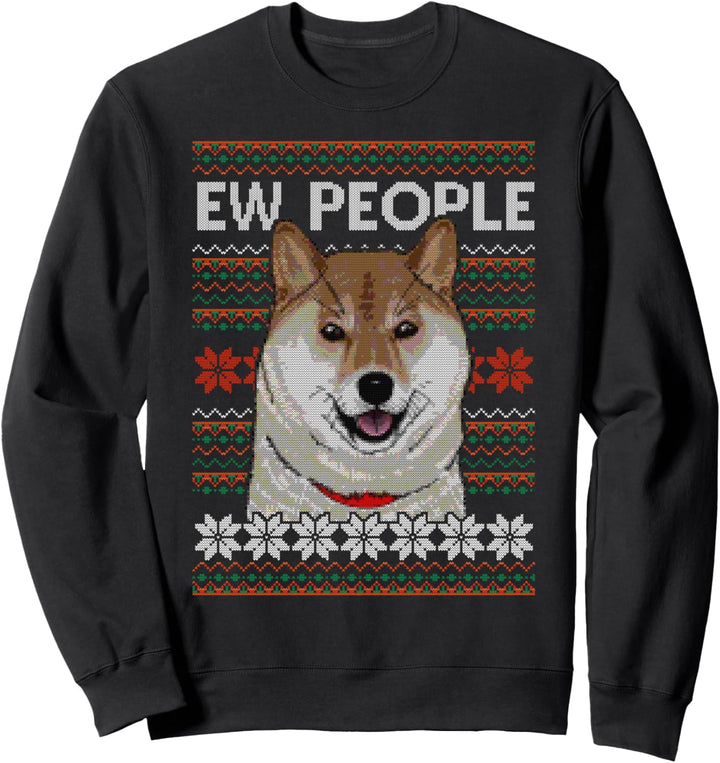 Shiba Inu Ugly Christmas Sweater Sweatshirt