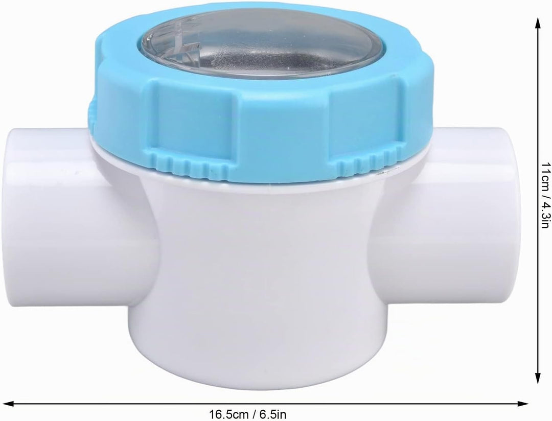Pool-Rückschlagventil, Mehrzweck-G1-1/2-Schwimmbecken-PVC-Sicherheitsrückschlagventil 50-mm-Rohr-Rüc