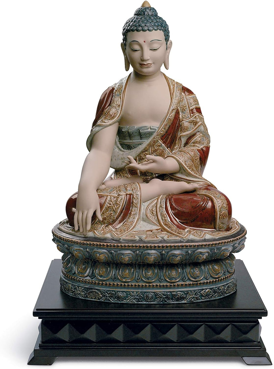 LLADRÓ Figur Shakyamuni-Buddha. Irden. Limitierte Auflage. Buddha. Porzellan.