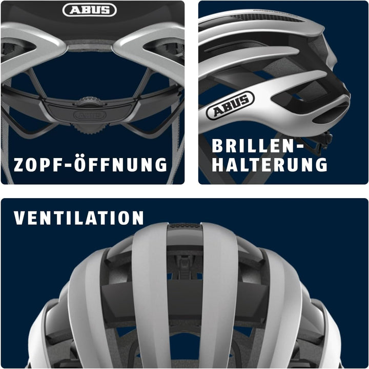 ABUS Rennradhelm AirBreaker - High-End Fahrradhelm für den professionellen Radsport - für Jugendlich