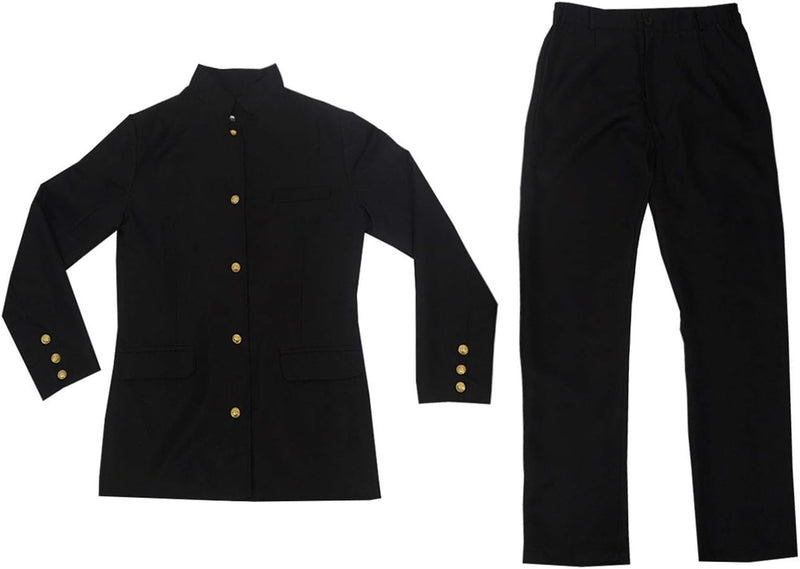 CoolChange Japanische Schuluniform für Jungen | Gakuran Uniform | Schwarz | Grösse: L, L