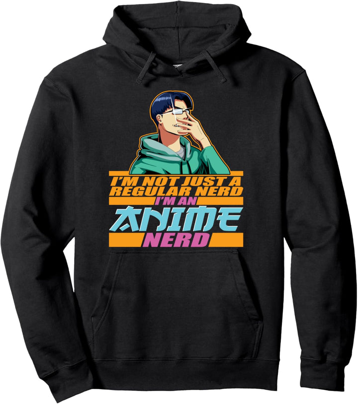 Anime, Herren, Jungen, I'm An Anime Nerd, Manga, Kawaii, Lustig Pullover Hoodie