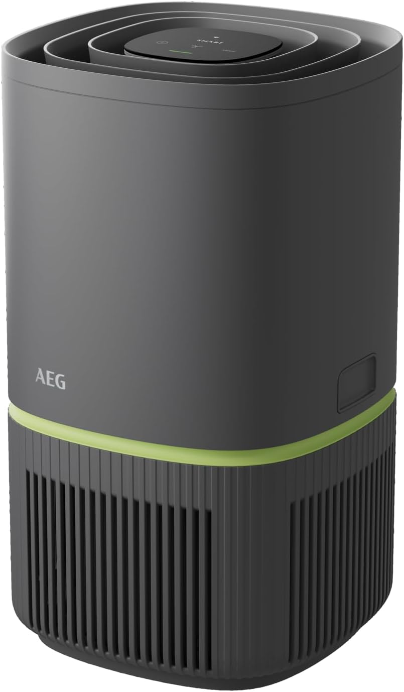 AEG Luftreiniger Pure 5000 / für bis zu 41 m²/98 m³ / Farbe: Dark Grey APO50371DG Dark Grey