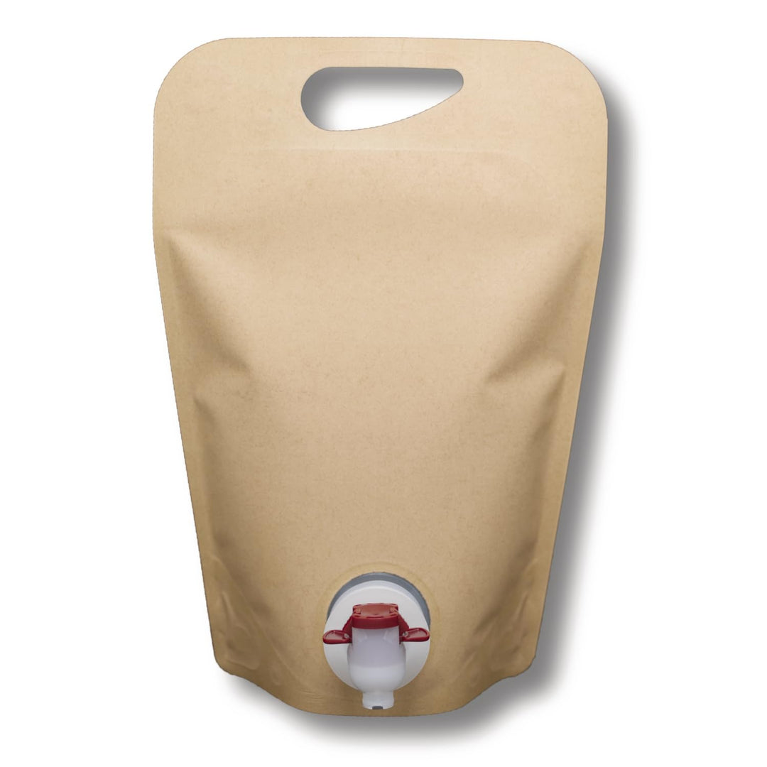 AGRI plus Standbeutel 20 Stück 3,0 Liter braun | Anzahl und Grösse wählbar | Bag in Box Beutel 0,75-