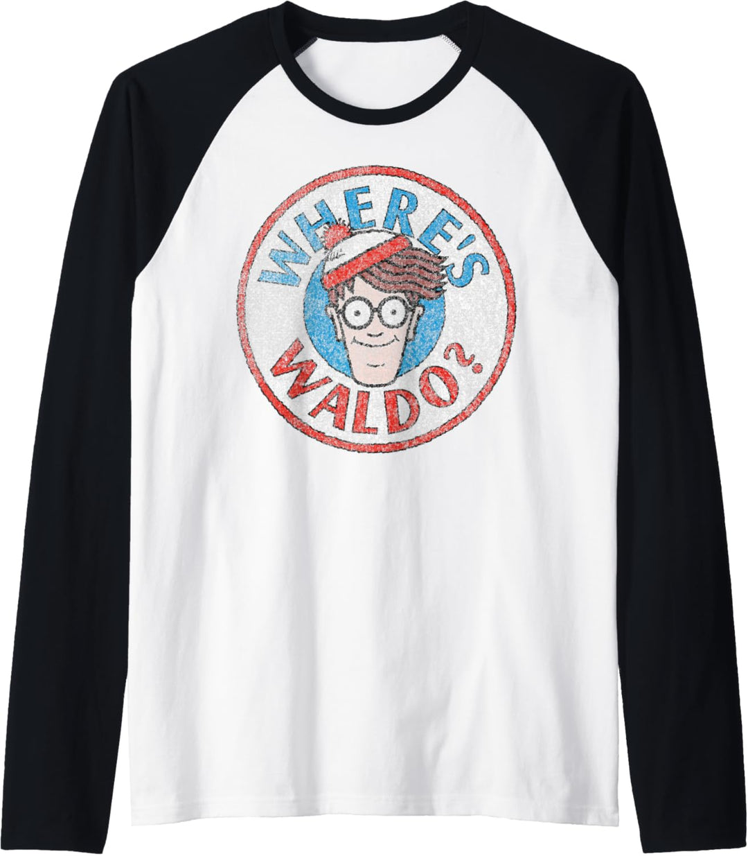 Where's Waldo? Waldo Logo Raglan