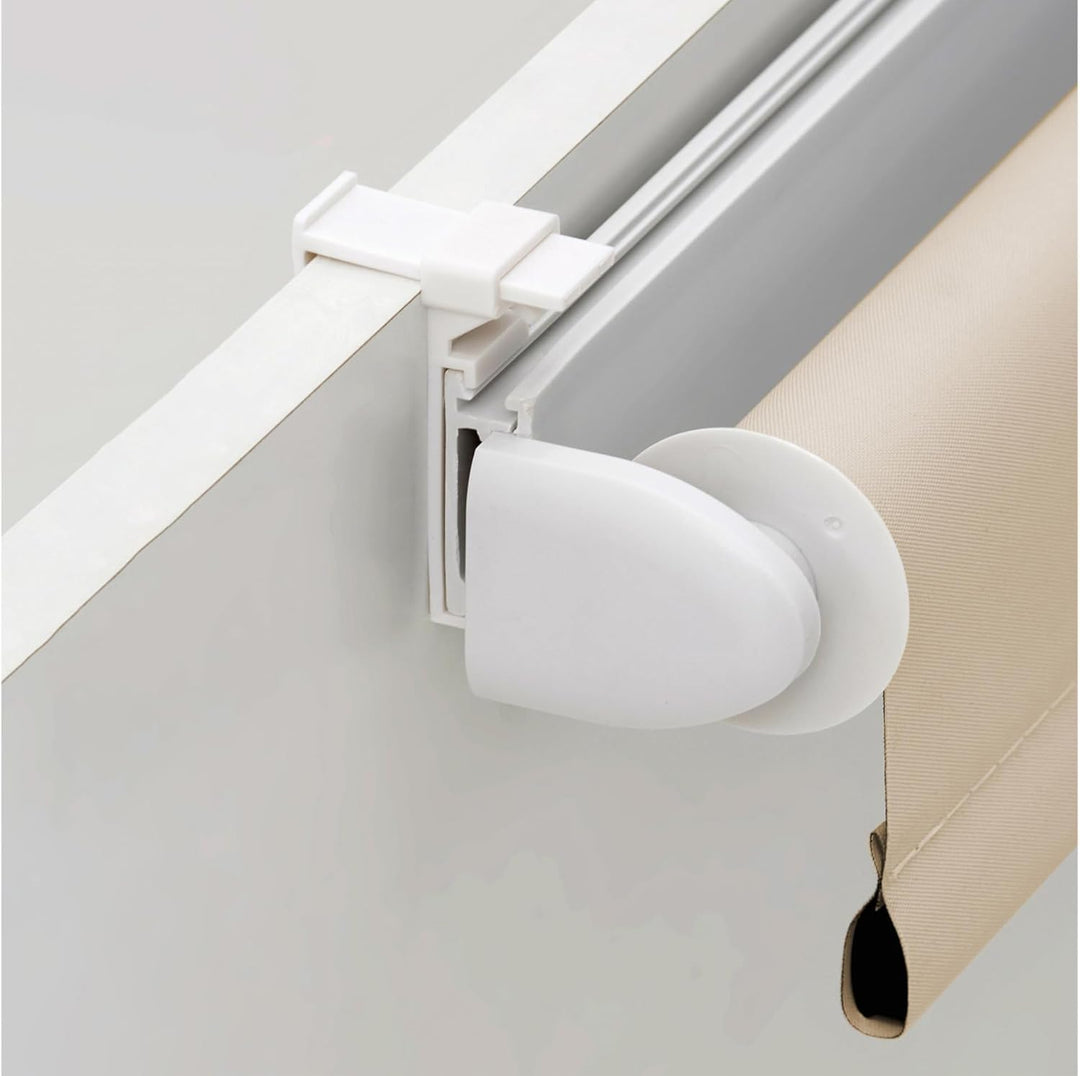PUR LINE EASYFIX Verdunkelungsrollo, Grösse Breite x Höhe 47 x 180 cm, Stoffgrösse 43 x 175 cm, blic