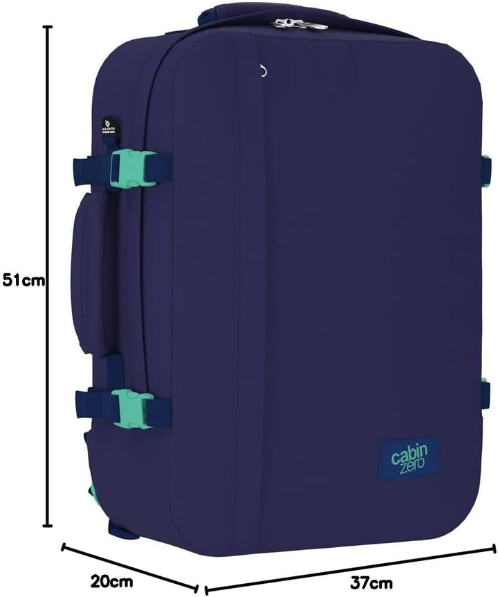 Cabinzero Unisex Rucksack 36x51x19 Deep Ocean, 36x51x19 Deep Ocean