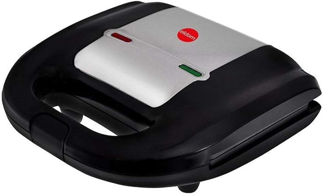 eldom ST11 Ruddy Duo Sandwichmaker | Sandwichgrill für dreieckige Toasts | mit Anti-Haft-Beschichtun