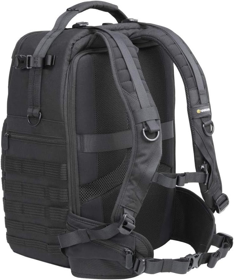 Vanguard VEO Range T48 Rucksack für Pro DSLR/spiegellose Kameras, taktischer Stil, Schwarz Veo Range