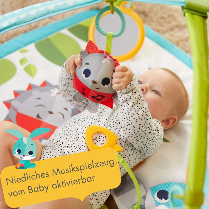 Tiny Love Baby Spieldecke Gymini Sunny Day Meadow Days, grosse multifunktionale Krabbeldecke mit 16