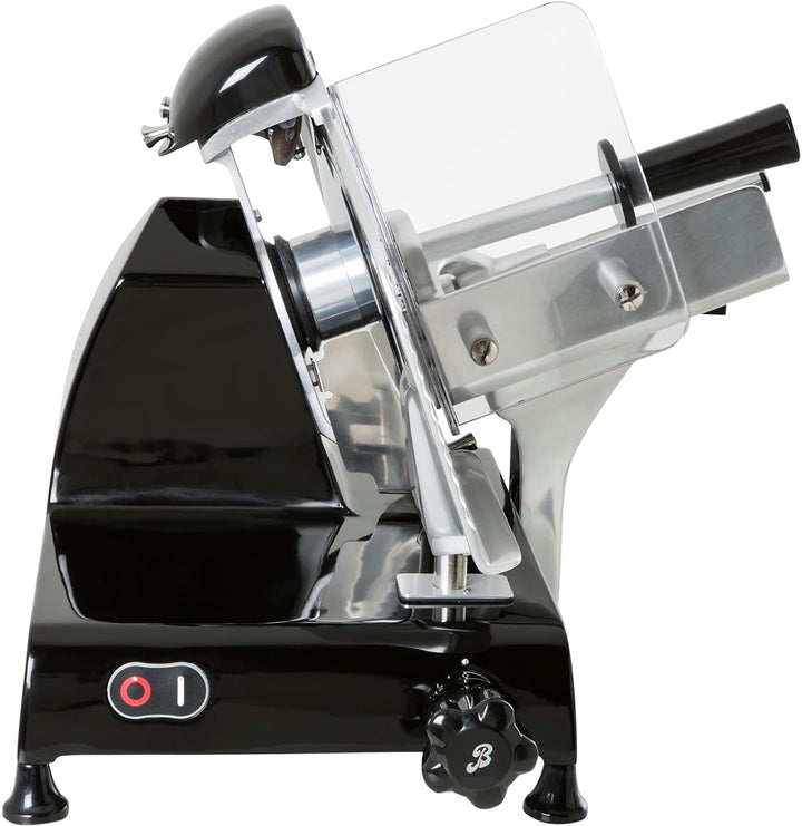 Berkel RL 250 schwarz Profi-Ausschnittmaschine, 250 mm, Aluminium, Schwarz, Weinfassholzbrett, manue