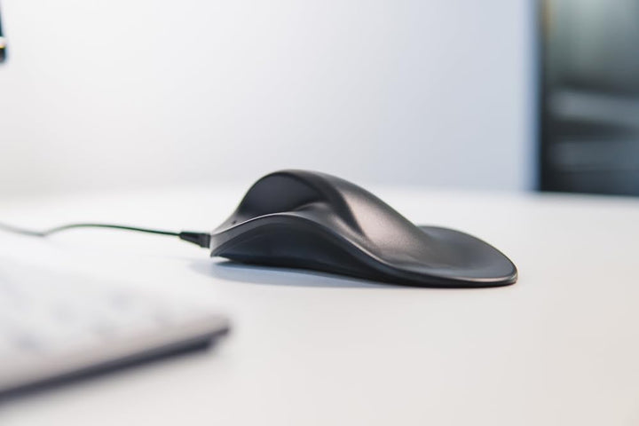 HIPPUS M2WB-LC HandShoe Mouse rechts M | optische Maus | ergonomisches Design,- Vorbeugung gegen geg