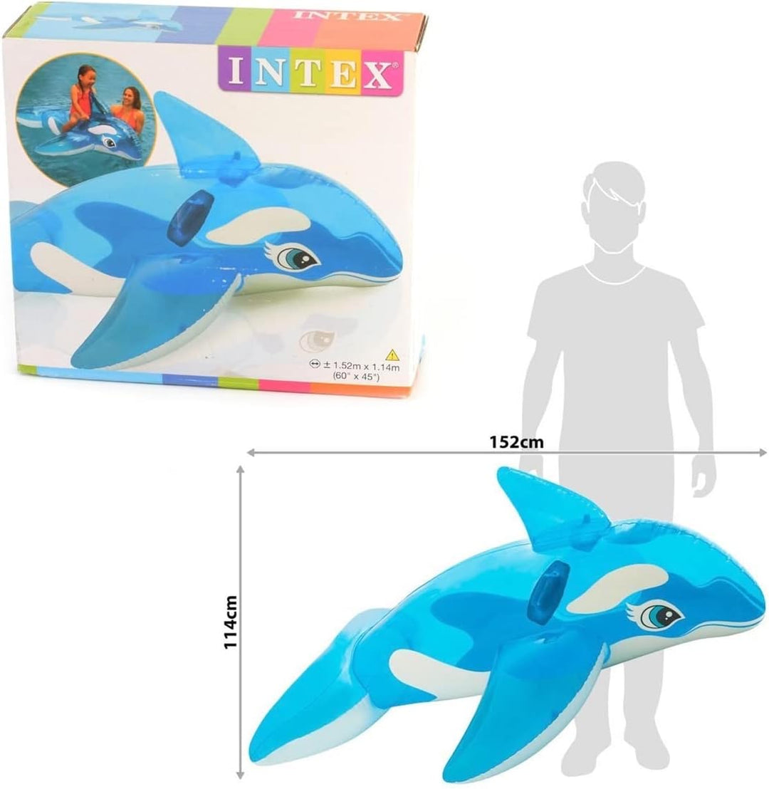 Intex 58523NP Aufblasbares Spielzeug – Aufblasbares Spielzeug (Schwimmbad, Blau, Weiss, 3 Jahre, 203