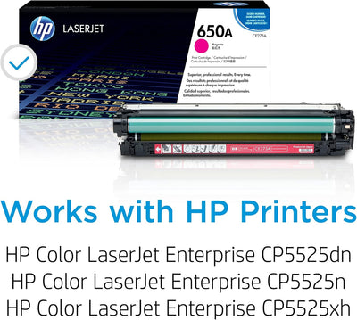 HP 650A Magenta Original LaserJet Tonerkartusche, Magenta