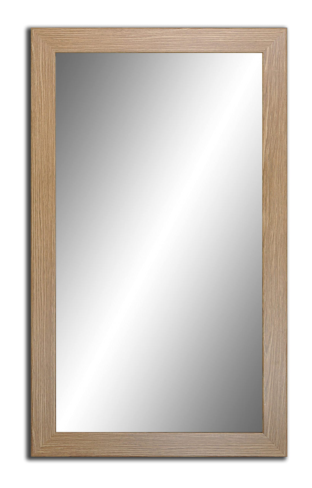 Ramix Spiegel mit Rahmen 87x57 cm, 57x87 cm, 5 Farben Rahmen, Fester Rahmen, Stabiler Rückwand, Rahm