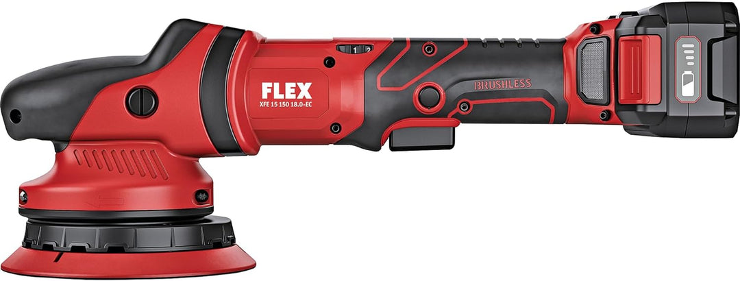 Flex Akku Exzenterpolierer 18 V (Polierer/Poliermaschine) XFE 15 150 18.0-EC/5.0 P-Set - ‎461.237, S