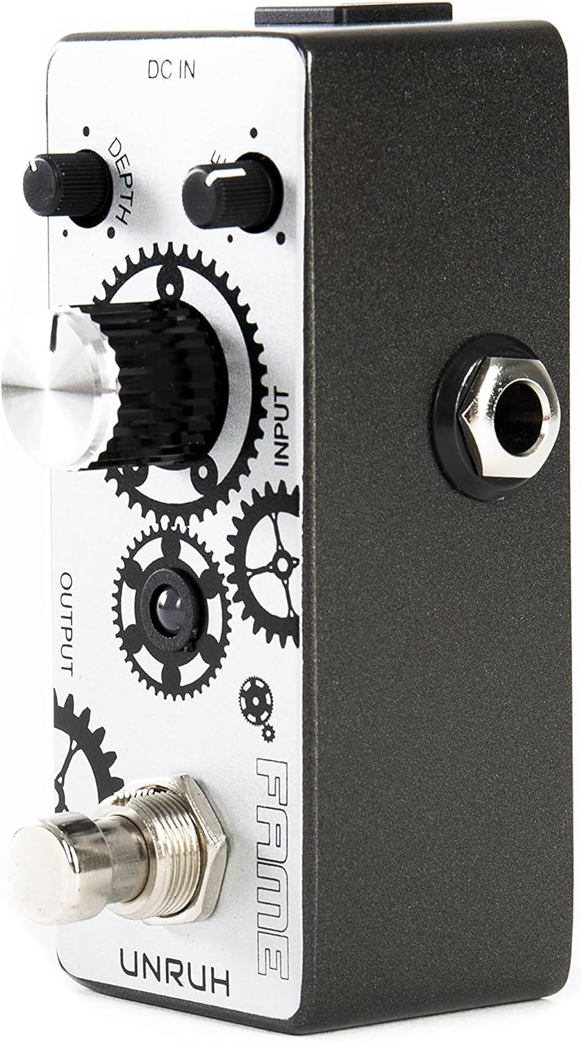 Fame Unruh Phaser, Modulations Effektgerät für Gitarren, Sphärische Sweep Sounds, Regler für Rate, D