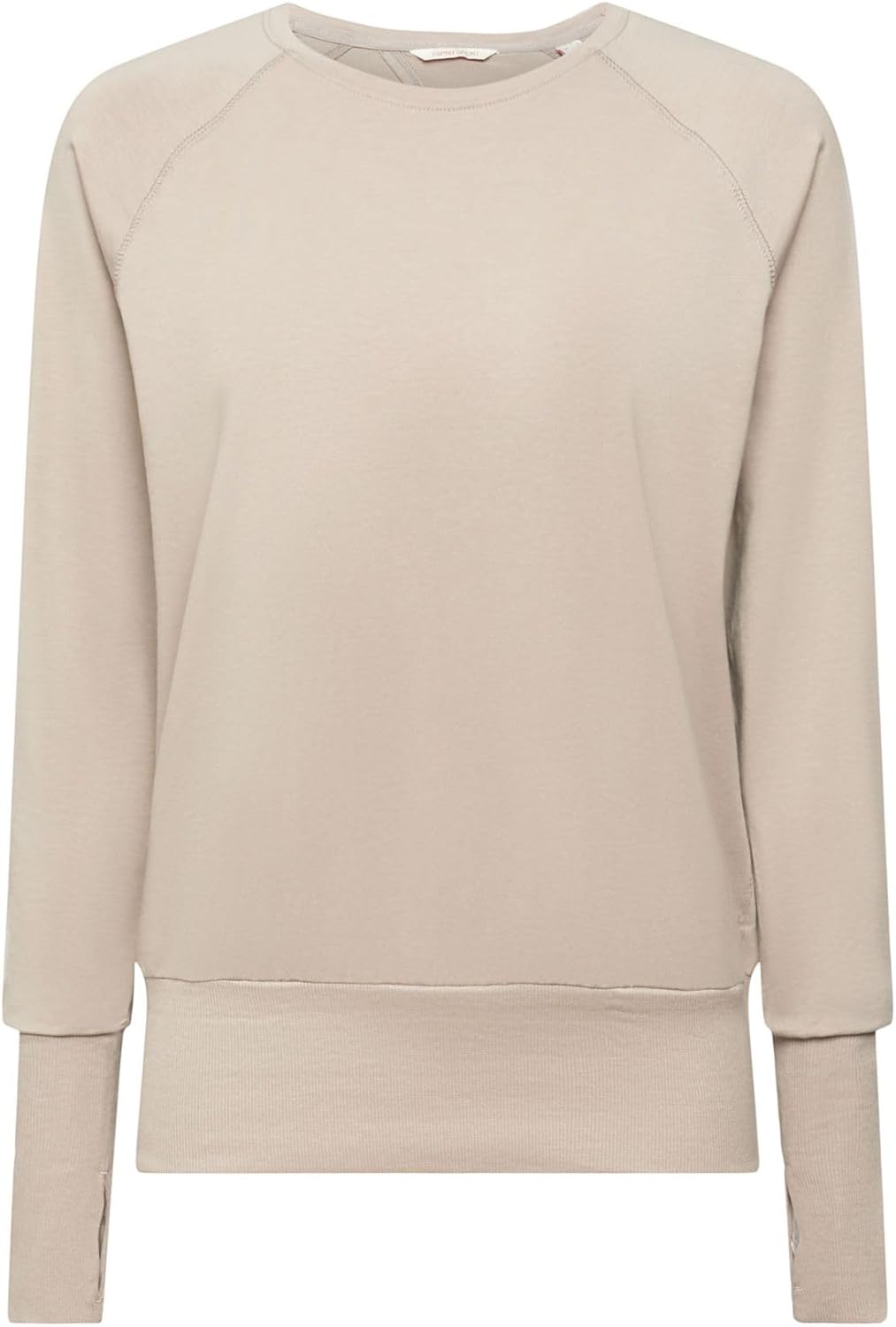 ESPRIT Damen Sus Ls Bk Open Sweatshirt (1er Pack) XXL Beige, XXL Beige
