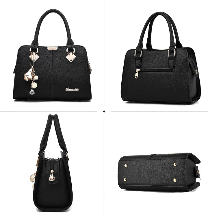 FANDARE Damen Handtasche Umhängetasche Frauen Schulterbeutel Shopper Tote Reise Henkeltasche Schulte