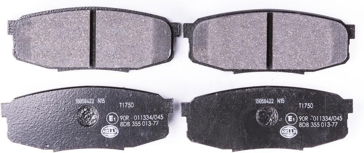 HELLA PAGID 8DB 355 013-771 Bremsbelagsatz - T1750 - Dicke/Stärke: 17.4mm - Bremssystem: Advics - ni