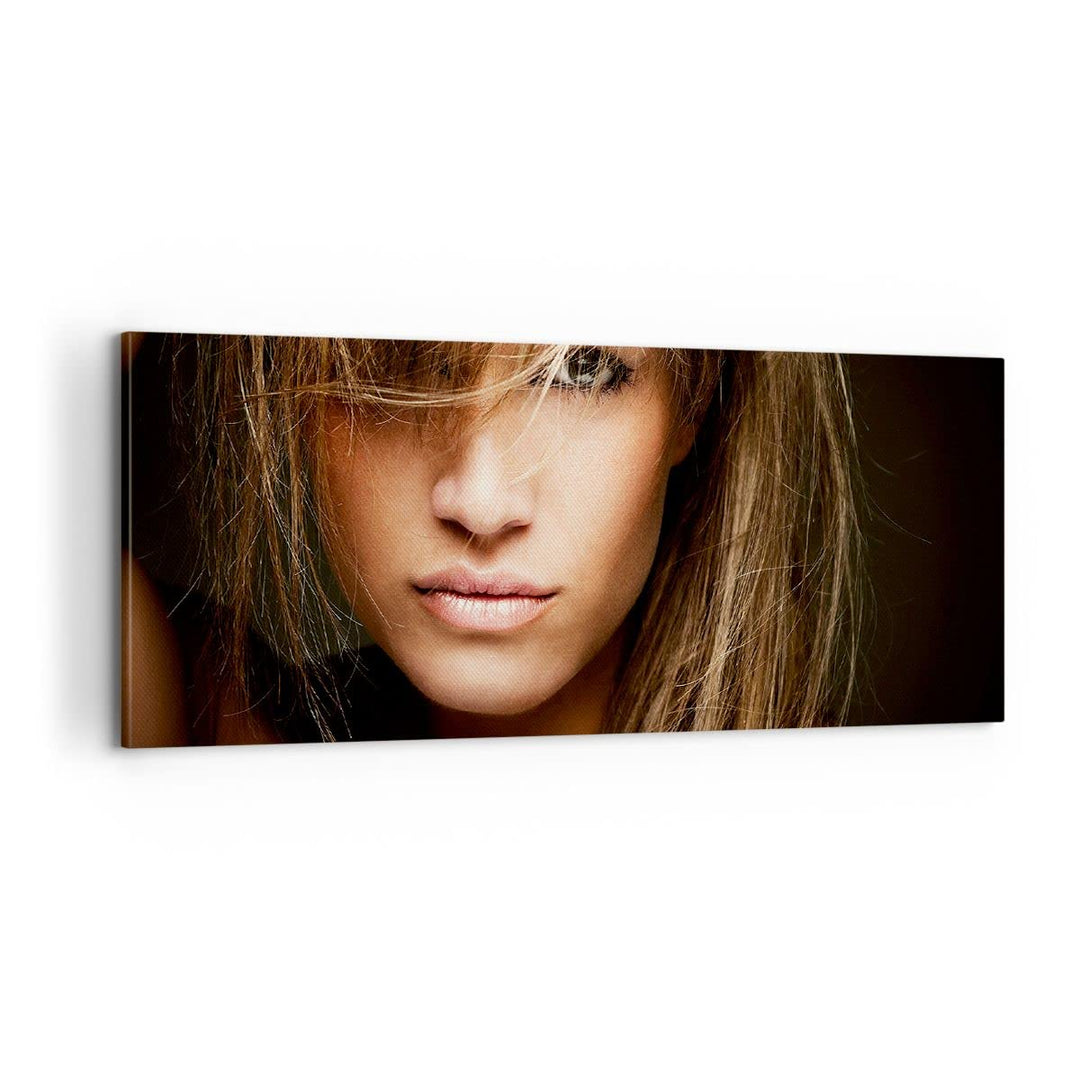 Panorama Bilder auf Leinwand 100x40cm Leinwandbild Weiblich mode modell nackt Gross Wanddeko Bild Sc