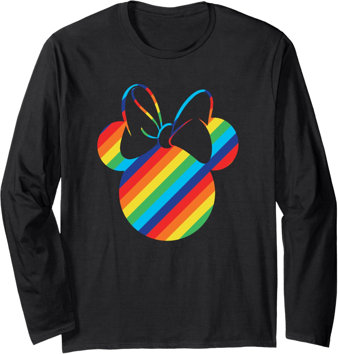 Disney Minnie Mouse Silhouette Rainbow Langarmshirt