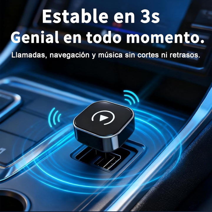 2 in 1 für Apple CarPlay & Android Auto Wireless Adapter, Car Play Adapter Auto für iPhone iOS 10+ &