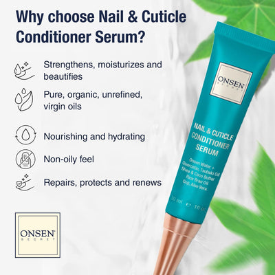 Reparaturcreme für Nagelhaut (30ml) Onsen - Feuchtigkeitspflege für Trockene Nagelhaut - Tiefenpfleg