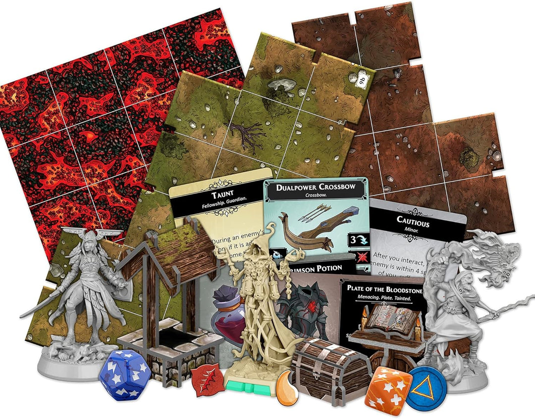 Fantasy Flight Games, Descent: Legends of The Dark, Miniature Game, 1-4 Players, Ages 14+, 3-4 Hours