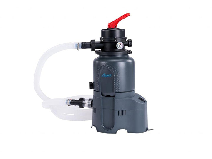 Sandfilterangage Sand Filter Azuro 2m3/h New für Pool Schwimmbecken