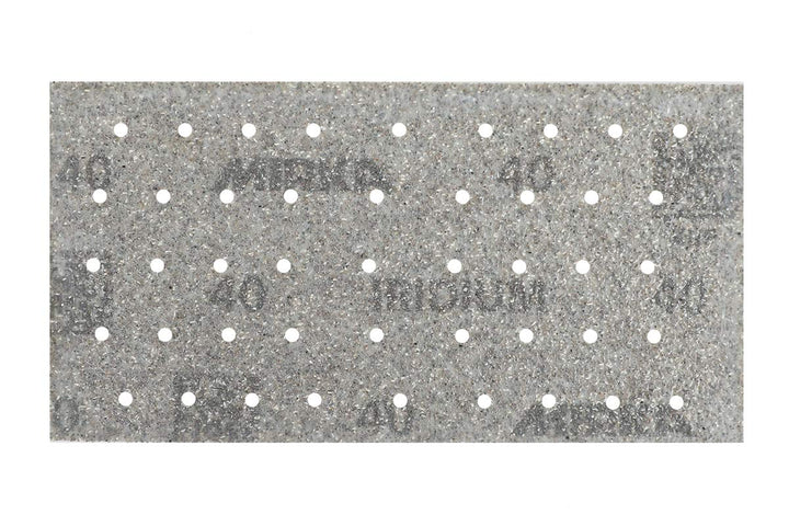 Mirka Iridium Premium-Schleifpapier 93x180mm Klett 45-Loch, Korn 40, 50 Stk / Zum Schleifen von Lack