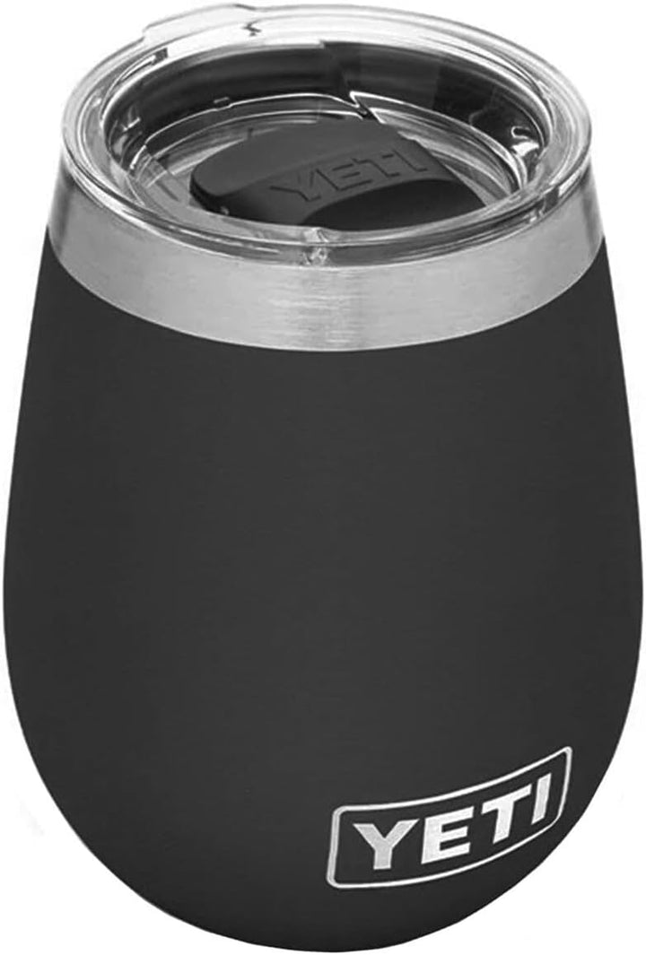 YETI Rambler Weinbecher, Black, 10oz (296ml), Black