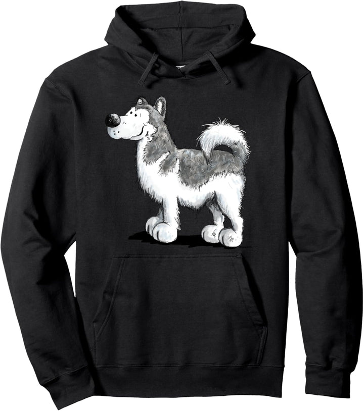 Lustiger Siberian Husky Schlittenhund Malamute I Hunde Fan Pullover Hoodie
